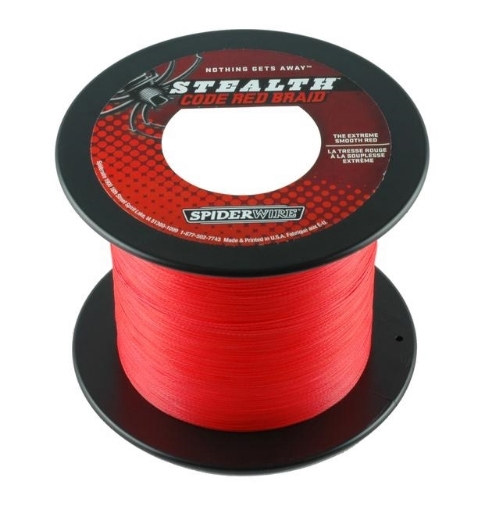 Immagine di Spiderwire Stealth Code Red Braid 1800 mt