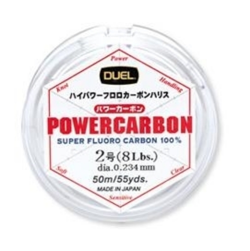 Immagine di Duel Powercarbon Fluorocarbon 100% 50 mt 0.369 mm