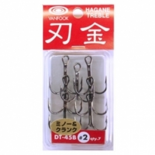 Immagine di Vanfook DT-45B Hagane Treble Hook (Conf. 8 Pz)