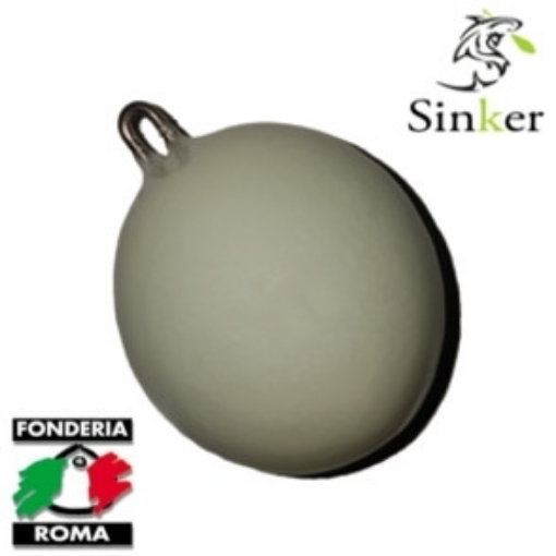 Immagine di Sfera Anello Inox Plastificato Bianco / Verde Super Fluorescente