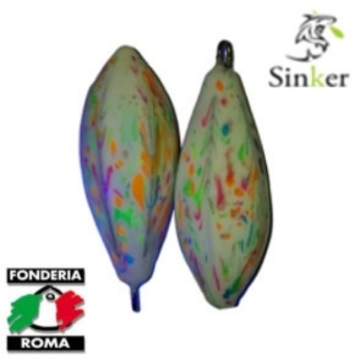 Immagine di C1 Bomb anello inox plastificato Multicolore Fluo