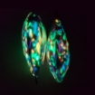 Immagine di C1 Bomb anello inox plastificato Multicolore Fluo