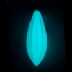 Immagine di C1 Bomb anello inox plastificato Bianco / Blu Extra Fluo