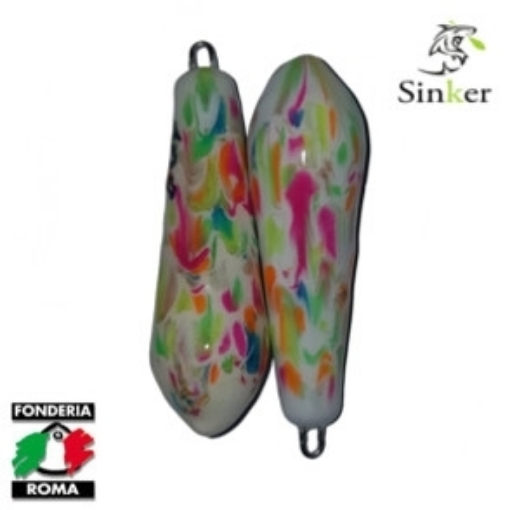 Immagine di Tournament anello inox plastificato Multicolore Fluo