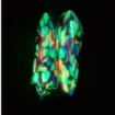 Immagine di Tournament anello inox plastificato Multicolore Fluo