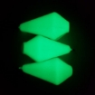 Immagine di Bolentino Quadrifaccettato Plastificato Bianco / Verde Super Fluorescente
