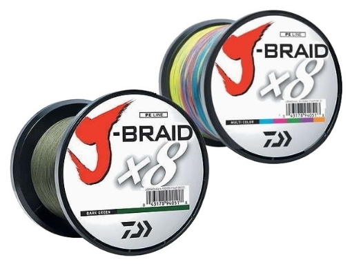 Immagine di Daiwa J-Braid X8 Multicolor 1500 mt