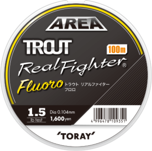 Immagine di Toray Trout Real Fighter Fluoro 100 mt