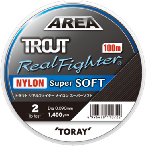 Immagine di Toray Trout Real Fighter Nylon Super Soft 100 mt
