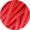 Immagine di Cavalieri Treccia Piattina HT 443 Rosso 2 mm