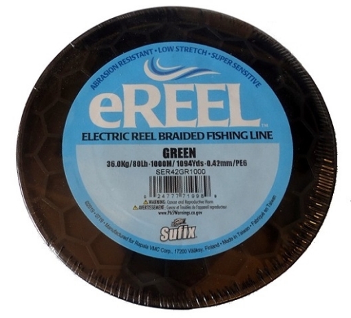 Immagine di Sufix E-Reel Green 1000 mt 0.42 mm