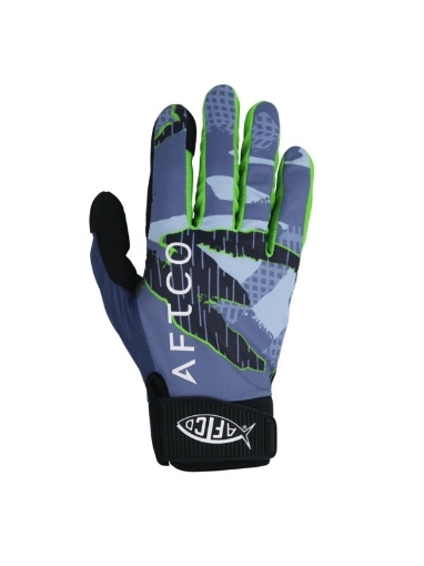 Immagine di Aftco JigPro Jigging Gloves Blue Camo