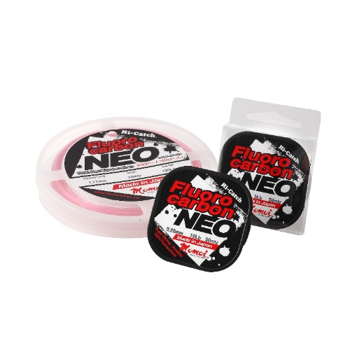 Immagine di Momoi Hi-Catch Fluorocarbon Neo Pink 25 mt