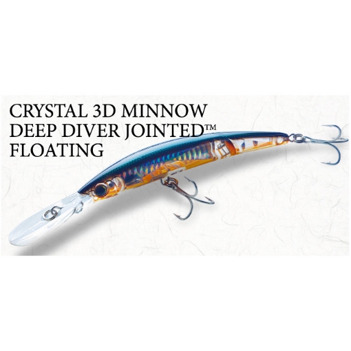 Immagine di Yo-Zuri Crystal 3D Minnow Deep Diver Jointed Floating 130 mm