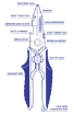 Picture of Mustad 7.5" Multi Pliers & Scissors