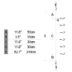 Immagine di Hayabusa Sabiki W Glow Fish Skin Silver Flasher EX132